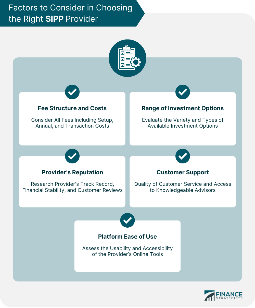 Factors to Consider in Choosing the Right SIPP Provider