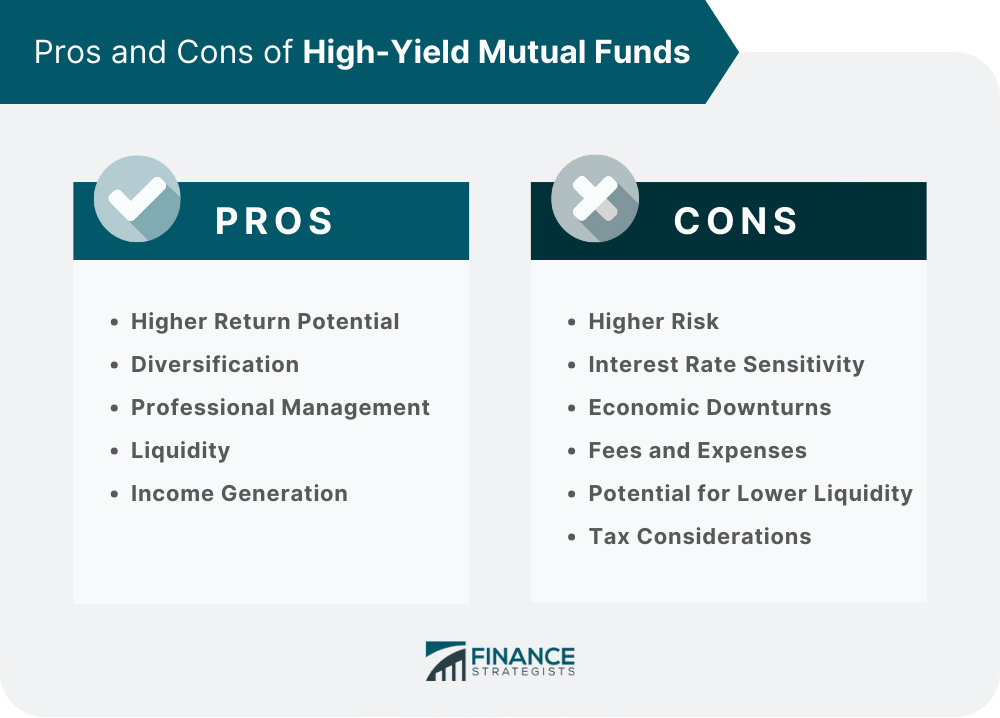 Pros and Cons of High-Yield Mutual Funds