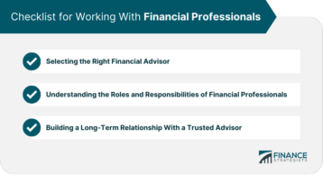 Checklist for Working With Financial Professionals