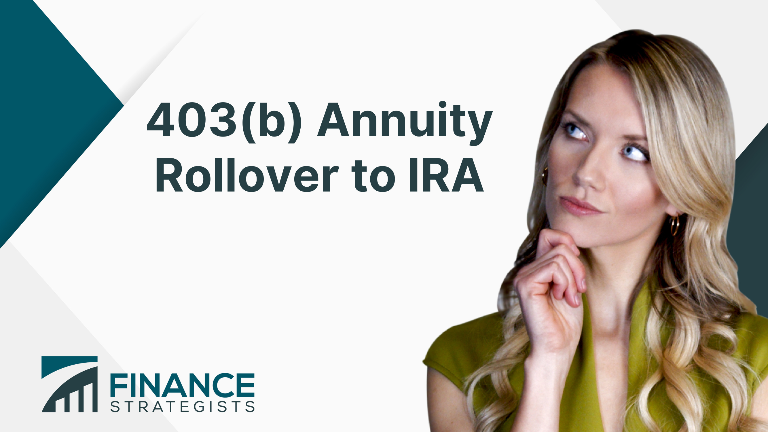 Rollover 403b To Self Directed Ira