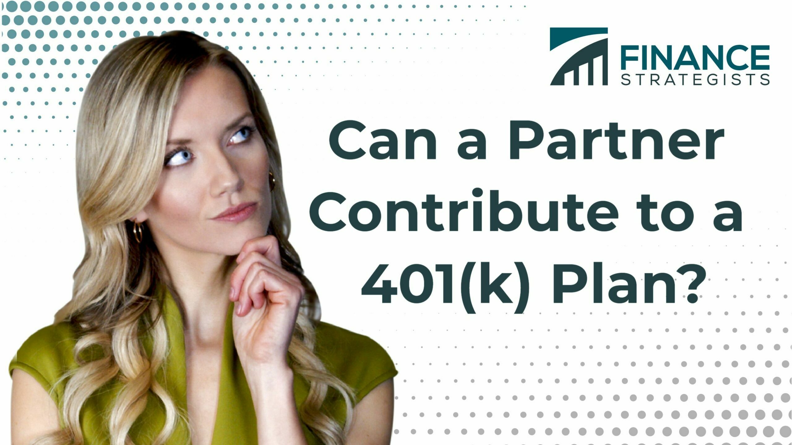 Can a Partner Contribute to a 401(k) Plan? | Finance Strategists